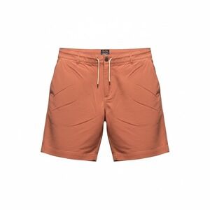 Faherty Shorts Mens 33 Orange All Day Hybrid Boardshorts Stretch Quick Dry